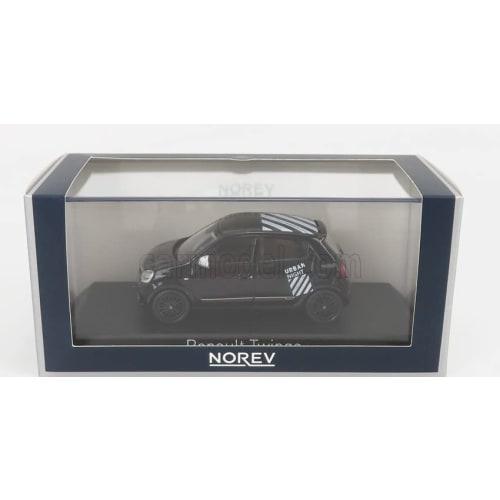NOREV Renault Twingo 1/43 Scale Diecast Model Car, Renault TWINGO URBAN NIGHT 2021 (Black)
