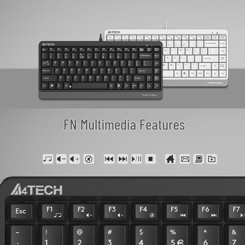 A4TECH FK11 Wired Compact Office Keyboard