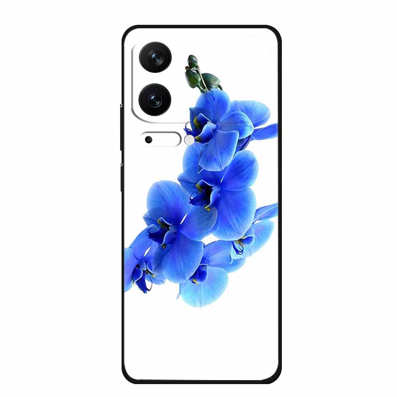 For Xiaomi 17 Pro 2025 Phone Case Fashion Flowers Black Silicone TPU Soft Coque For Xiaomi Mi 17 Pro Max Back Cover Case Shell