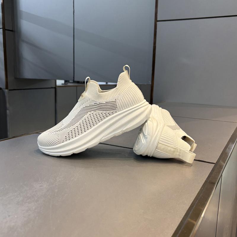 Sommer atmungsaktive Fliegenweb-Netz-Schuhe Outdoor-Freizeit-Sport schwarze weiche Sohle trendige Schuhe