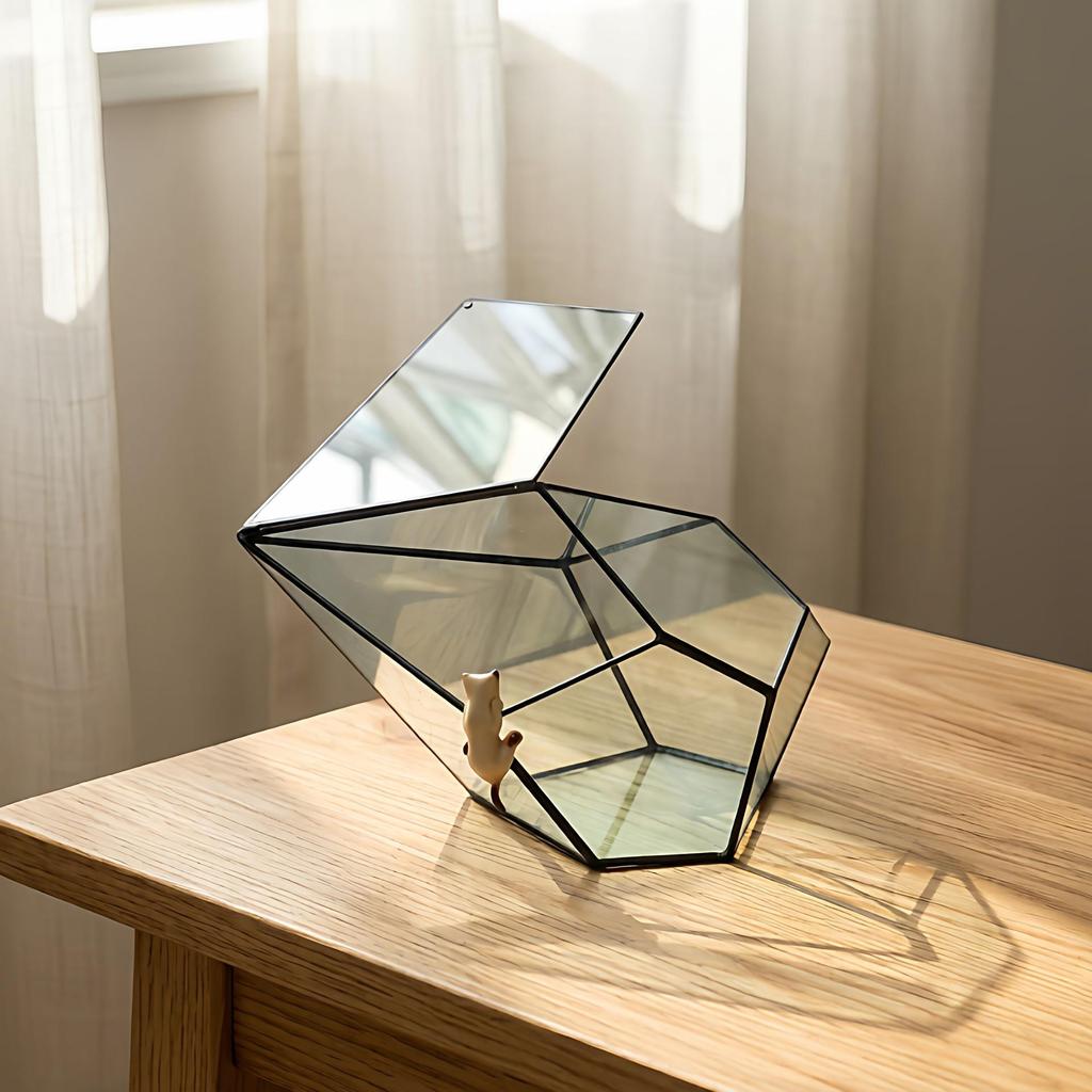 DIY Glass Greenhouse for Bonsai, Succulents, and Moss - Miniature Art Container