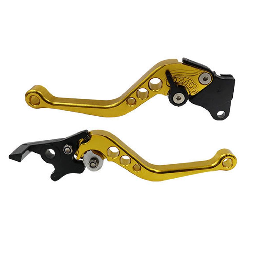 1Pair CNC Aluminum Alloy Motorcycle Brake Handle Motorbike Modification Brake Handle Motorcycle Clutch Drum Brake Lever Handle