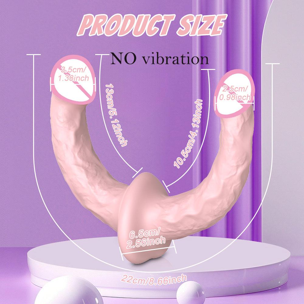 Wireless 3 In 1 Dildo Vibrator for Women Double-Ended Lesbian G-Spot Dildos Couples Female Masturbator Adults Sex Toy 18+