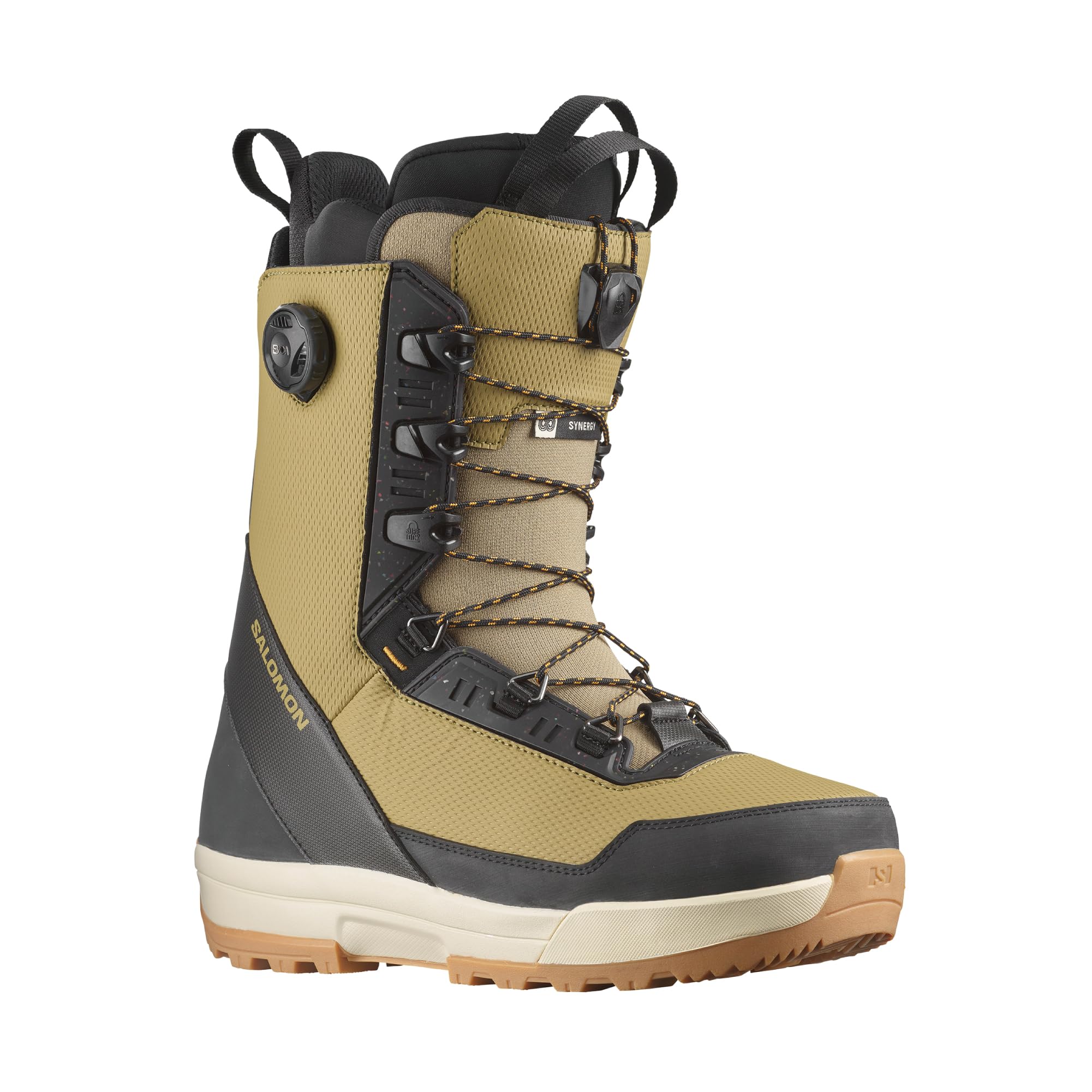 Chaussures de snowboard SALOMON SYNERGY PWL SJ BOA Modèle L47173400 cm Dried White 2024-25 Homme 29.0 Herb/Black/Bone