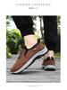 2025 Summer Men's Versatile Casual Walking & Mountaineering Shoes - Soft Sole, Solid Color, Korean Style.