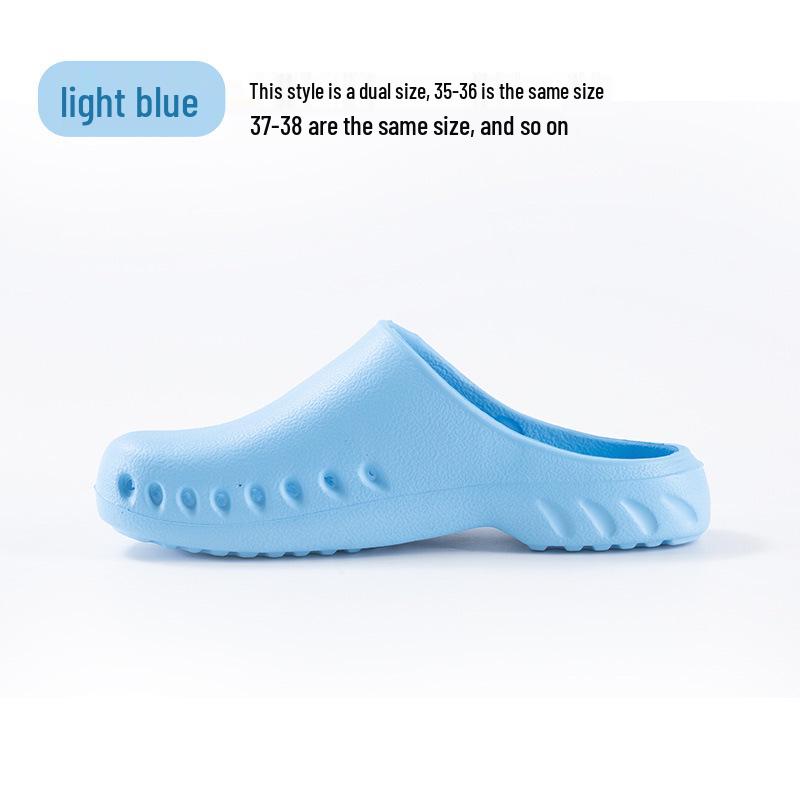 Waterproof Non-Slip Surgical Shoes for Doctors and Nurses – Closed-Toe Protective Slippers for Hospital, Laboratory, and ICU Use