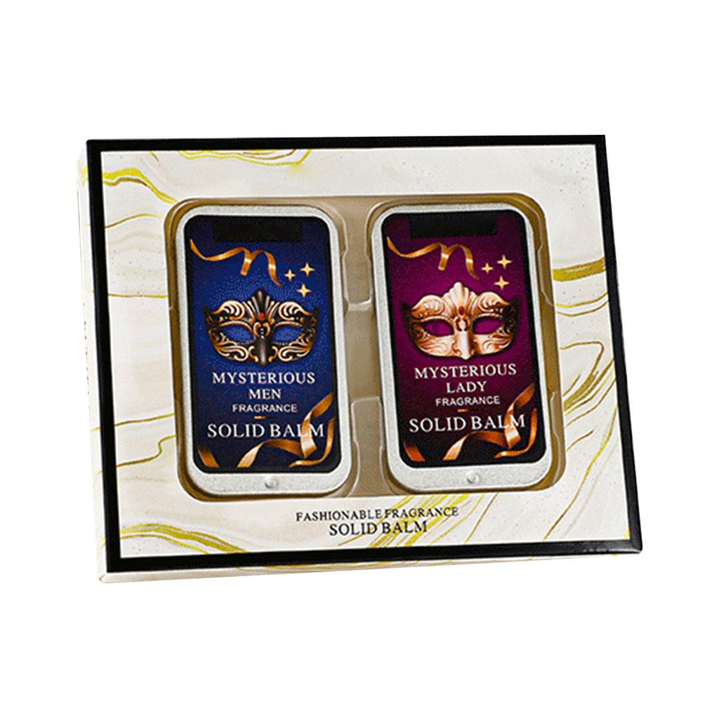 Solid Perfume Balm ,solid Balm Attractant Attraction Balm Portable Compact To Refill Anytime Perfect Gift For Women And Men,2pc
