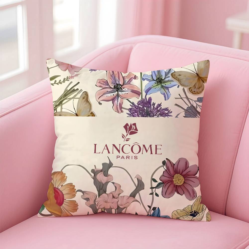 L-L-LancomeS Modisches Muster Kissenbezug Milbenschutz Kissen Unsichtbarer Reißverschluss seidig kurzer Plüsch Sofakissenbezug
