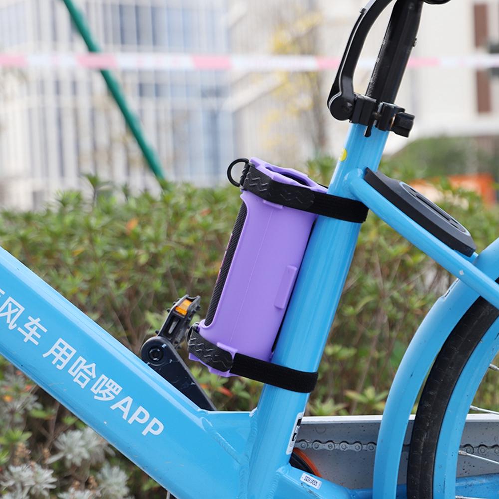 Für JBL Flip 7 Silikonhülle Stoßfest Staubdicht Kratzfest Lautsprecher Schutzhülle mit Tragegurten