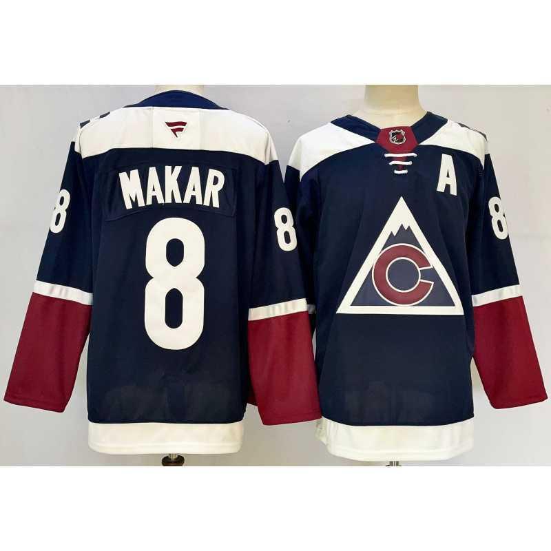 Herren Damen Eishockey Trainingsshirt Kurzarm Teamtrikot Colorado Avalanche Minnesota Stil