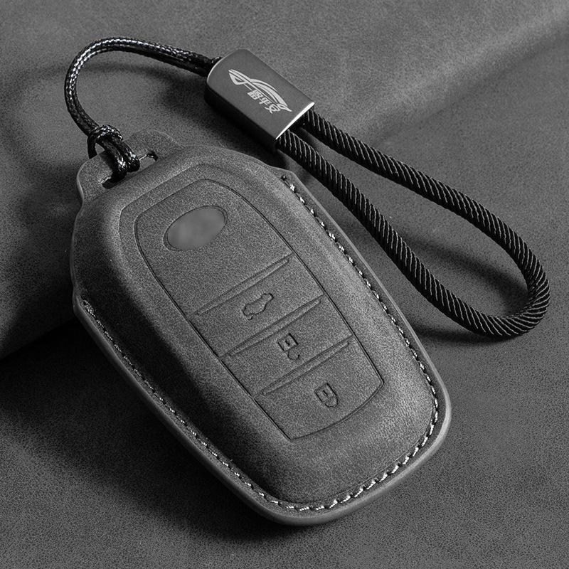 Toyota Car Key Case for Crown, RAV4, Highlander, Asia Dragon - Key Bag with Buckle