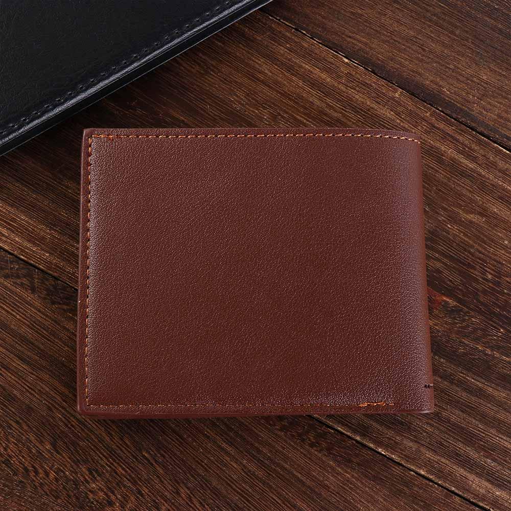 Large Capacity Men's Short Wallet Multi-position Men Coin Pocket Male Leather Purse  Outdoor