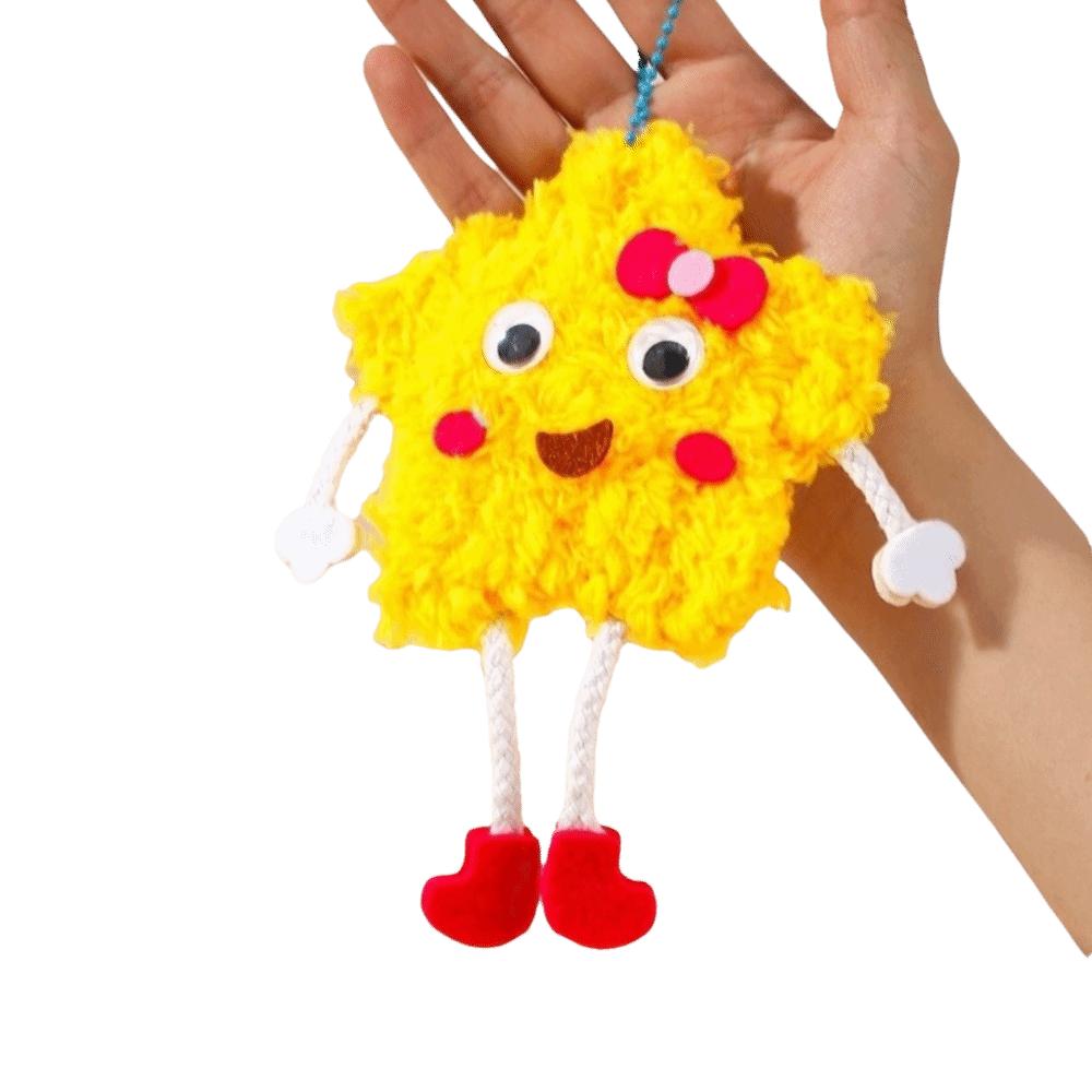 Cartoon Fruit Embroidery Doll Pendant Wool Embroidery Handmade Crafts Toys  Educational Toys