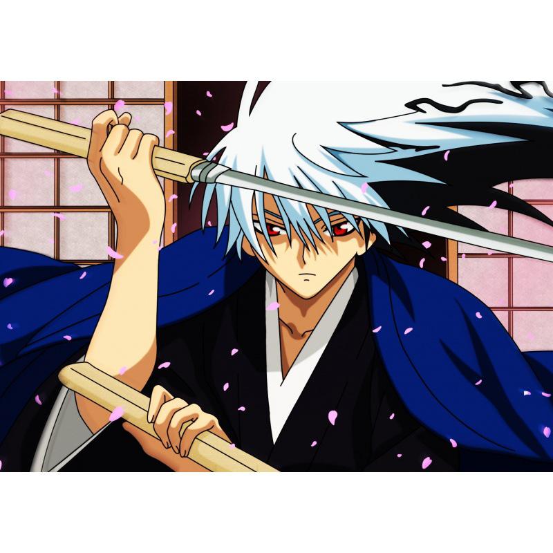 

Nura: Rise of the Yokai Clan Anime Poster - Decorative Framed Wall Art for Tea House or Study Yellow Kraft Paper (No Glue) 30X42 cm