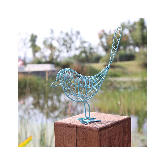 Nordic Pastoral Wrought Iron Bird Ornaments Simple Style Creative Metal Crafts for Home Decor Gifts for Furnishings