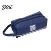 Large Capacity Pencil Case Oxford with Handle Double Layer Pen Pouch