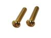 CF Posh 24K Plated Stainless Steel Hexagon Socket Button Cap