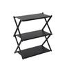 3 Level Outdoor Storage Stand Portables Foldable For Camping Picnics BBQ Trip Antislip Light Weight Carry
