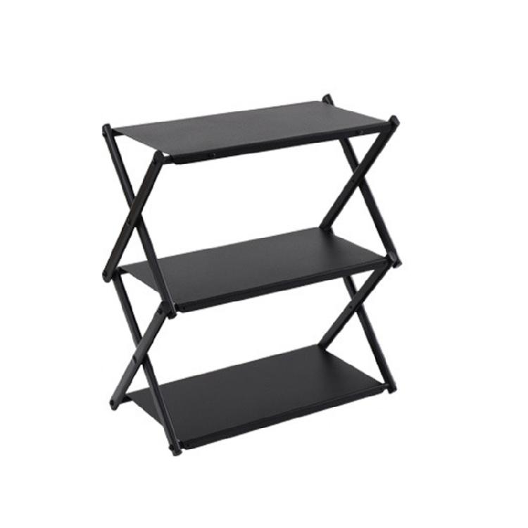 

3 Level Outdoor Storage Stand Portables Foldable For Camping Picnics BBQ Trip Antislip Light weight Carry 1