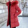 Fashion Female Warm Coat Winter Long Parkas Hooded Faux Fur Collar Loose Thick Women's Jackets