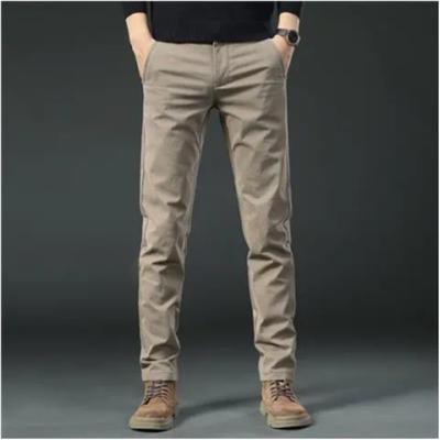 Męskie Spodnie Biznesowe Koreańskie Casualowe Wiosna i Lato Slim Fit
