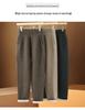 100% Wool High Waist Slimming Knit Pants: Fashionable Solid Color Elastic Skinny Pants for Women, Autumn Winter Collection