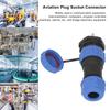 3 Pin 3 Hole Aviation Plug SP17 IP68 Waterproof Connector Panel Mount Dust Proof Cap Electrical Power Adapter Industrial Power