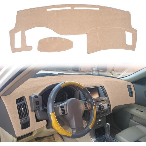 Dash Cover Fit for Infiniti FX35 FX45 2003 2004 2005 2006 2007 2008,Dashboard Cover Mat Pad (Beige)
