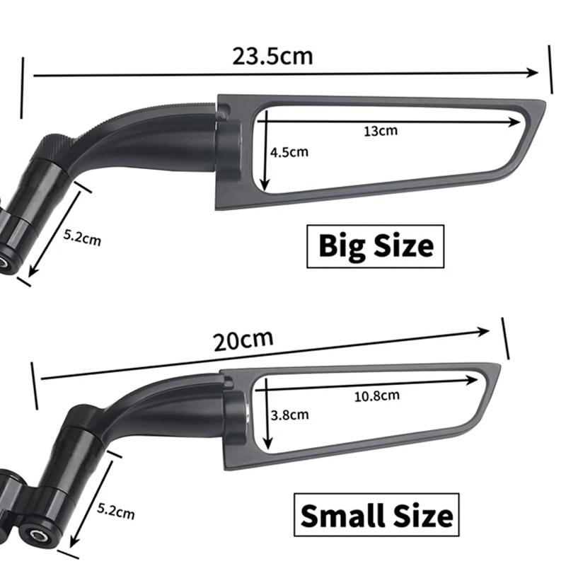 For Benelli TNT150 TNT125 TNT600 300 TNT135 752S 502C motorcycle fixed wind wing competitive rearview mirror reversing mirror