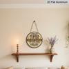 2D Printed Metal Sign In a Vintage Round Shape - Crazy Dog House, Suitable for Both Indoor And Outdoor Use, a Practical Home Decor Metal Sign - Retro