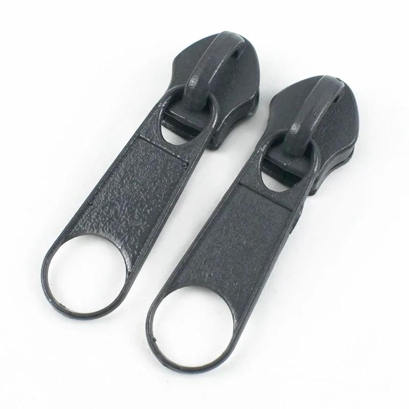 50/100/200Pcs Meetee 3# 5# Nylon Zipper Puller Bags Garment Zip Slider Backpack Pocket Zips Repair Kits DIY Sewing Accessories