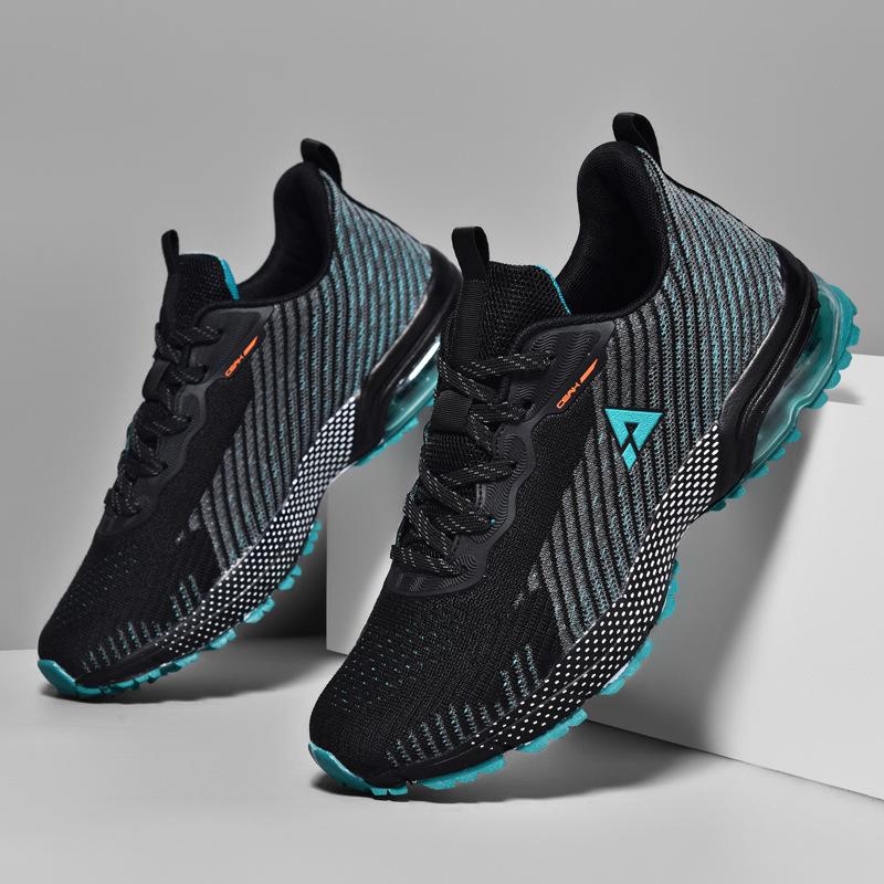 Summer new men's shoes breathable and wear-resistant sports and leisure shoes air cushion shock-absorbing running shoes large size couple shoes