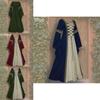 Vintage Gotisches Renaissance-Kleid mit langen Ärmeln für Damen Cosplay-Kostüm