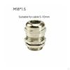 Brass Cord Grip Stainless Steel Strain Relief Wire Seal Fitting for Workbench, Machine