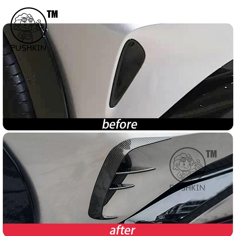 For Xiaomi YU7 2026 2027 Front and Side Air Intake Port Protective Cover Carbon Fiber Modification Anti-Collision Accessories