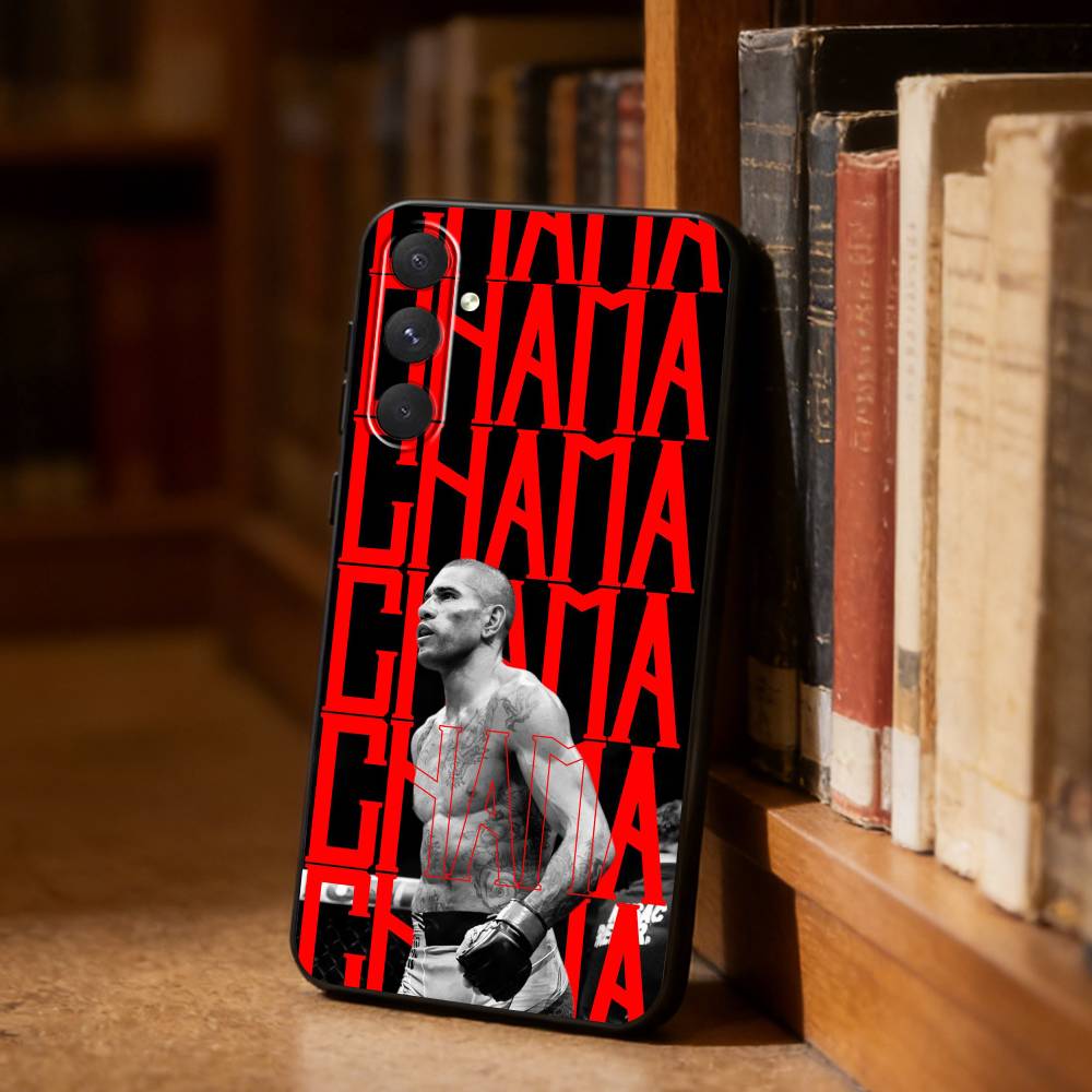 

Alex Pereira Brazilian Kickboxer Phone Case For Samsung S26,S25,S24,S23,S22,S21,Plus,Fe,Lite,Others Black Cover Samsung S26