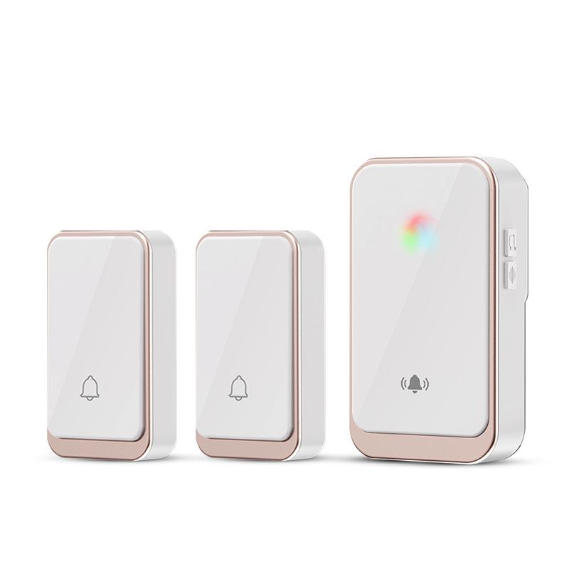 Wireless Doorbell with Adjustable Volume & Easy Plug-and-Play Smart Pairing for Elderly