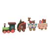 Multicolor Christmas Train Cartoon Animal Mini Christmas Tree Train  Ornament