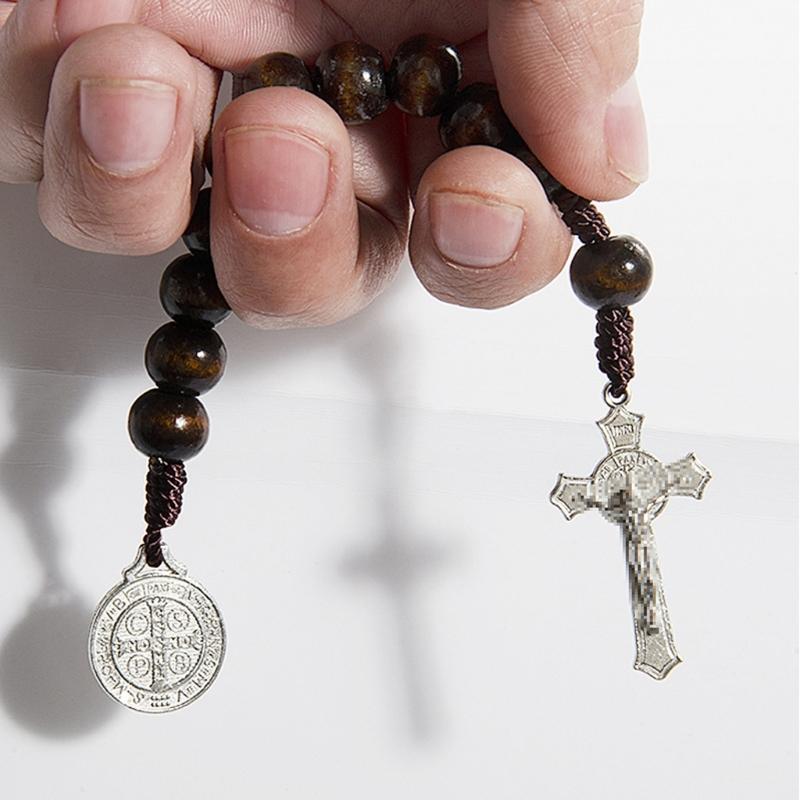 Artisanal Crafted Wooden Crosses Prayer Beads Faith Based Accessories For Christian Meditation And Spiritual Reflection
