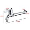 Extended Brass Washing Machine Faucet