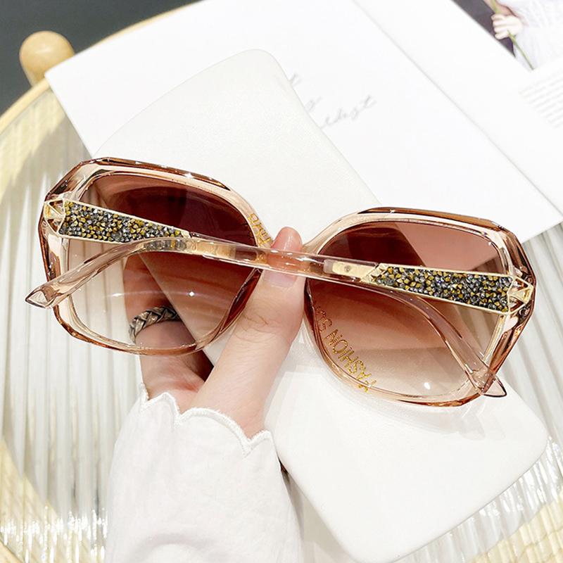 New Fashion Hd Diamond Sunglasses Women Sun Glasses Ladies Driving Eyewear Woman Uv400 Vintage Sun Glasses