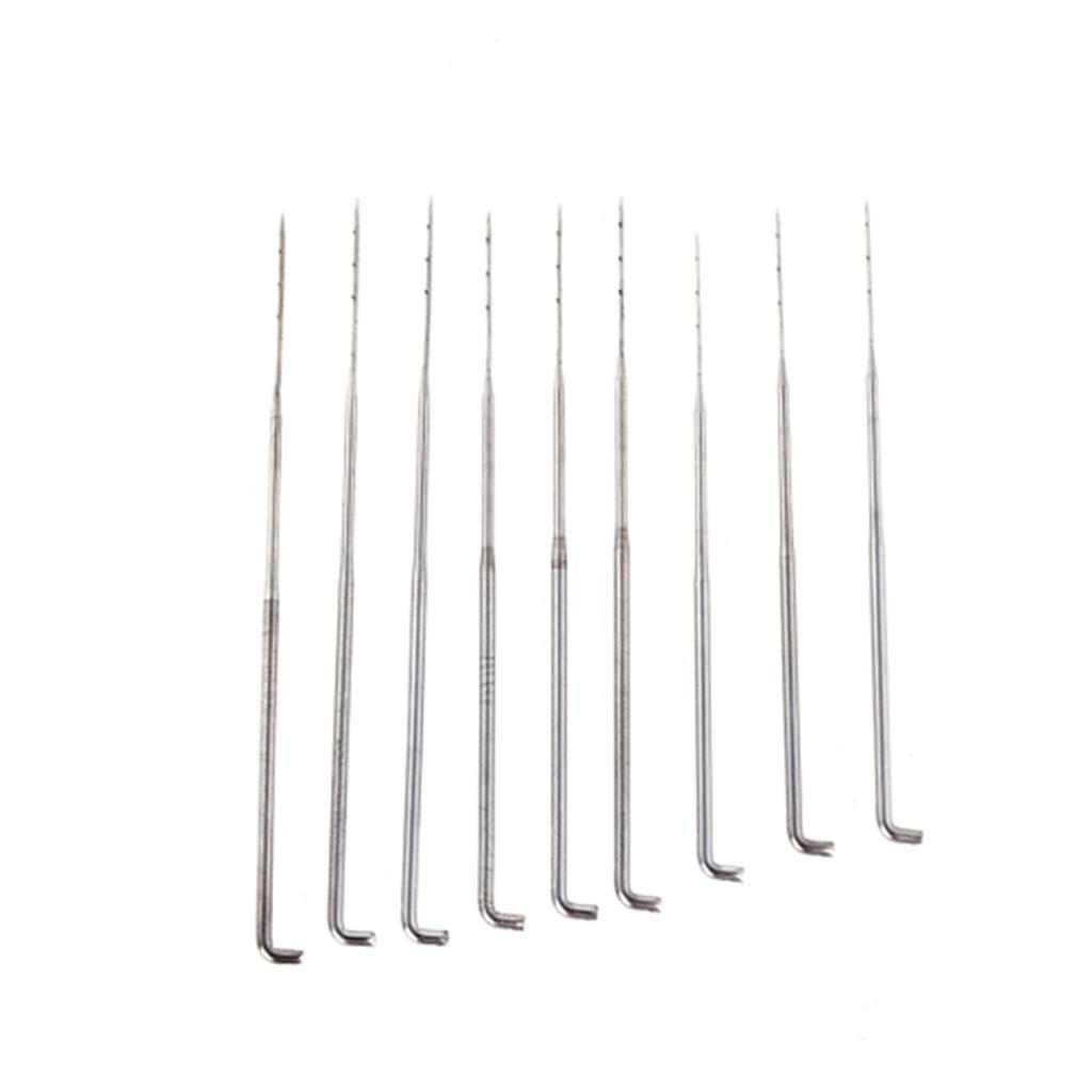 9xDurable Mixed Needle Felting Holder Handle Wool Felt Set Craft Kit DIY Tool