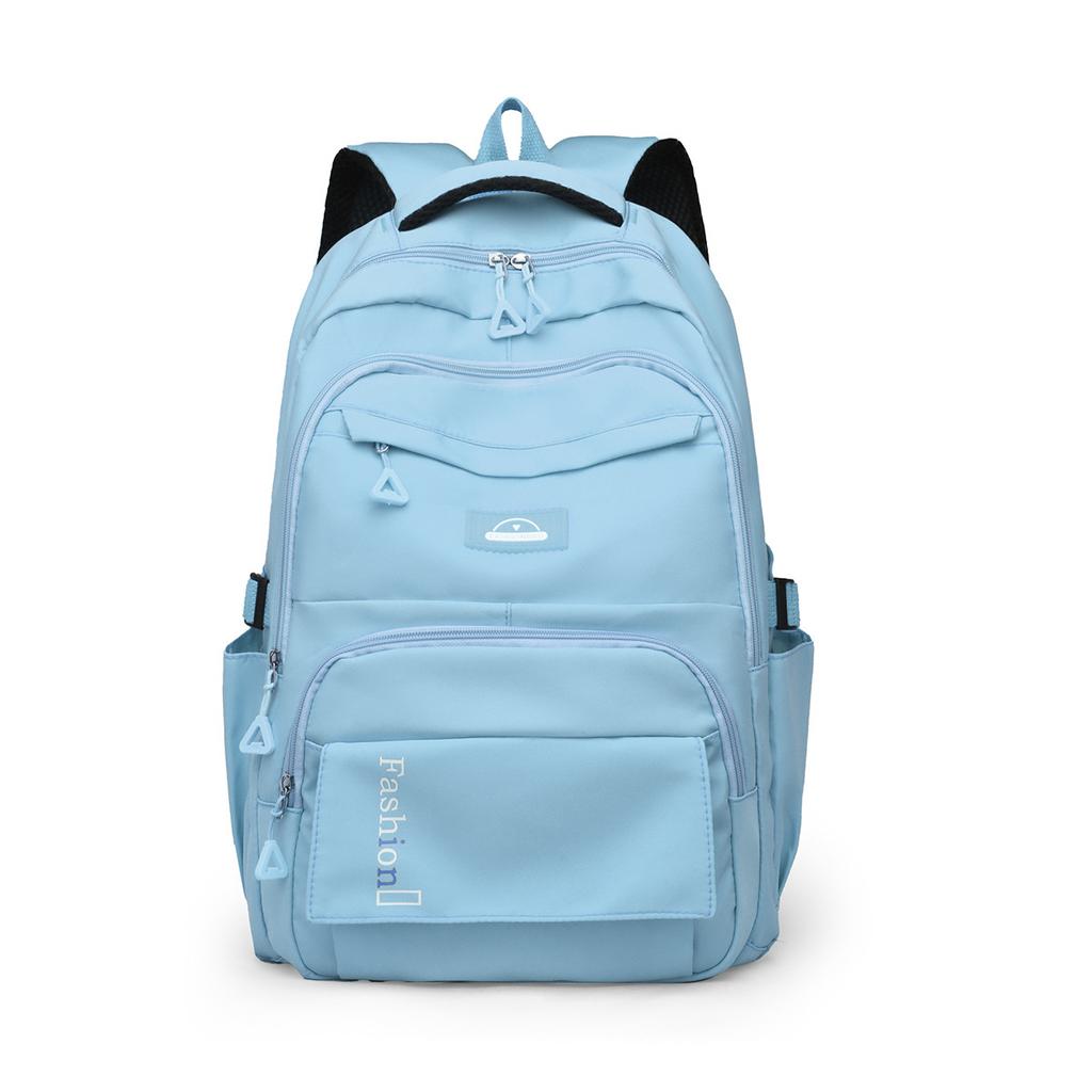 New large-capacity anti-splashing nylon backpack campus sweet beauty student backpack junior high school student schoolbag