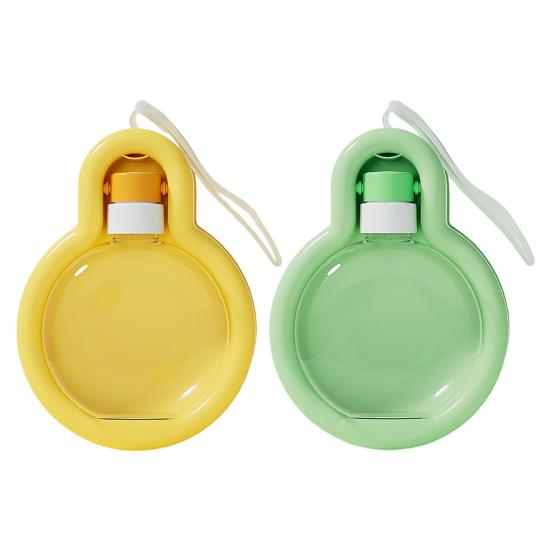 Bottiglia d'acqua per animali domestici da 350ML/500ML Alimentatore portatile per cani a prova di perdite con ciotola per viaggi, escursioni, campeggio