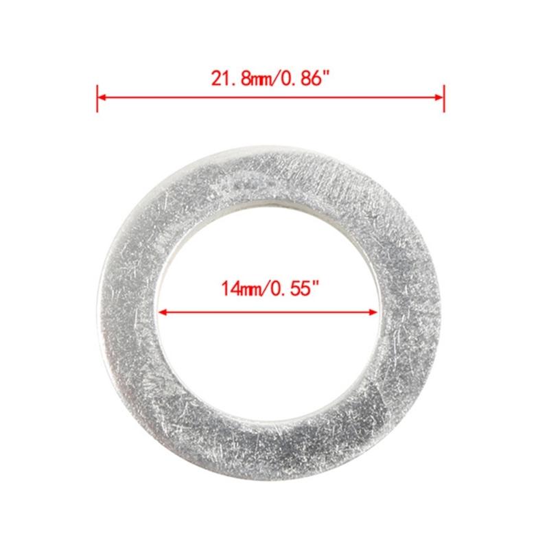 25Pcs Oil Drain Plug- Crush Washer Gasket Replace for Accord Civic CRX- CR-V 14mm 9410914000 94109-14000 94109 14000