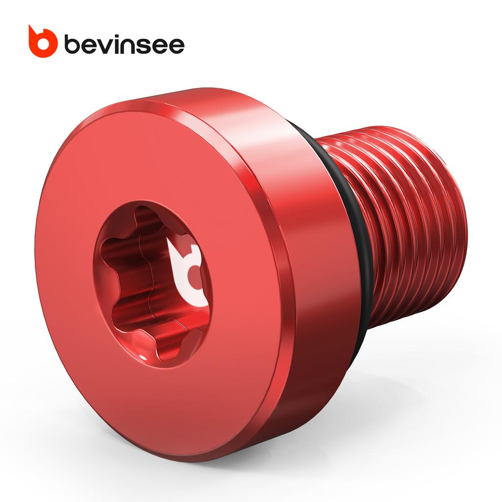 BEVINSEE Coolant Thermostat Housing Bleed Screw for BMW E46 E39 E90 E91 E92 E93 E60 E36 F30 F36 F10 G20 G30 X3 E83 X5 E53 E70 Z4