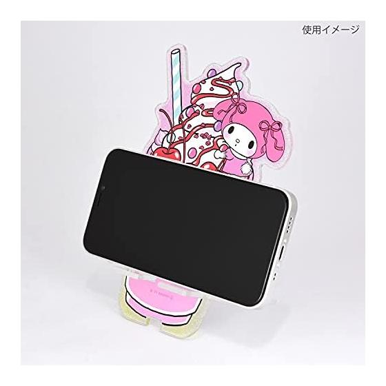 Gourmandise Sanrio Characters Die-Cut Acrylic Smartphone Stand, My Melody, SANG-127MM, Pink