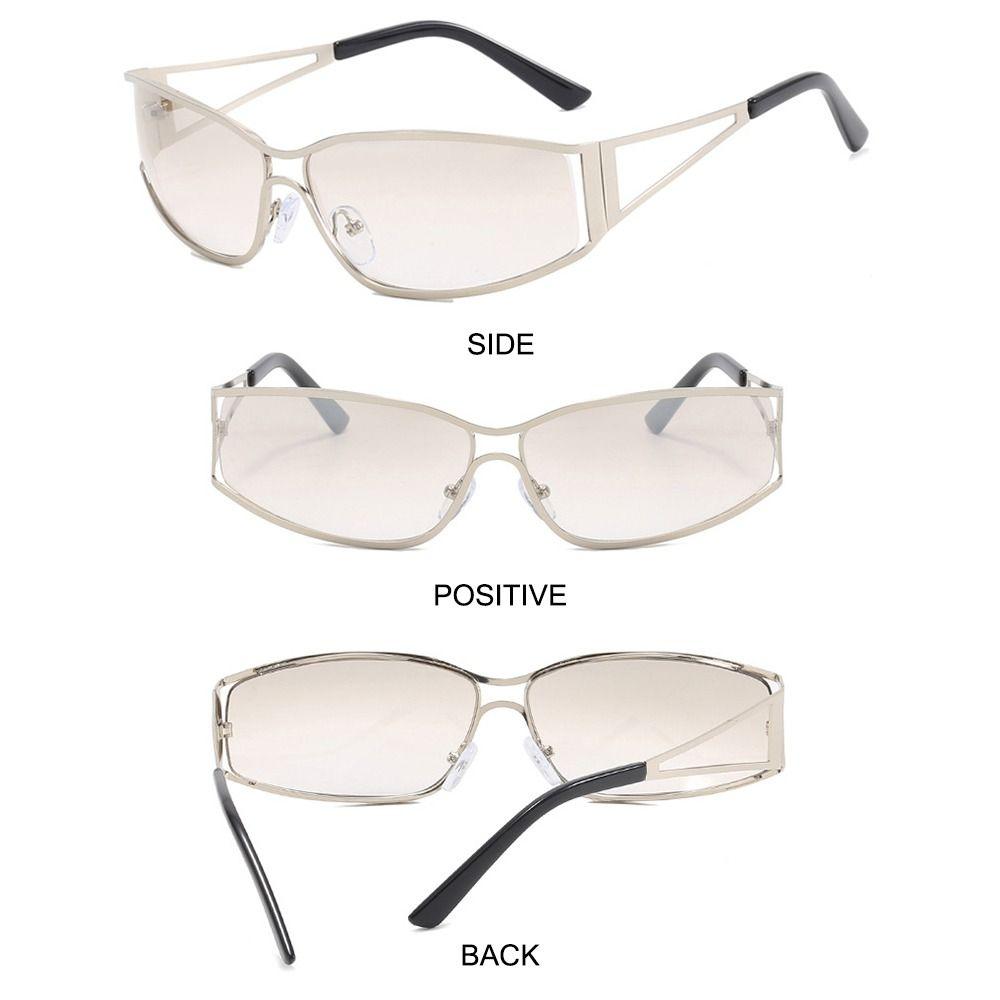Fashion Punk Goggles UV400 Protection Unisex Y2K Sunglasses for Women Driving Sports Shades