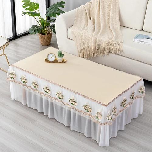 Waterproof Oil Resistant Rectangular Table Cloth Dust Proof Anti Slip Thickened Coffee Table Cover Home Decoration Tablecloth