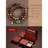 Authentic new model agarwood bracelet for men and women, multi-loop sandalwood and Hetian jade Pixiu bracelet for couples
